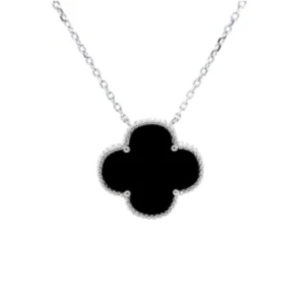 BLACK CLOVER NECKLACE